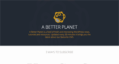 Desktop Screenshot of abetterplanetwp.com